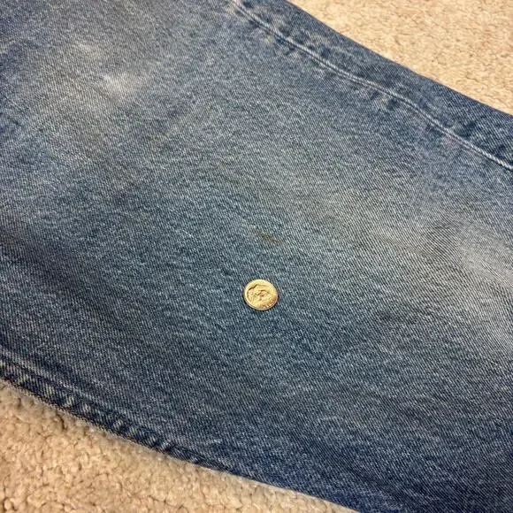 Vintage 90s Levi's 501xx Straight Leg Jeans 34x36 (32x33) Made in USA - Picture 12 of 14